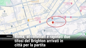 MiTi: Hai CĐV Brighton bị cướp ở Rome, bị đâm nhiều chỗ, nhập viện